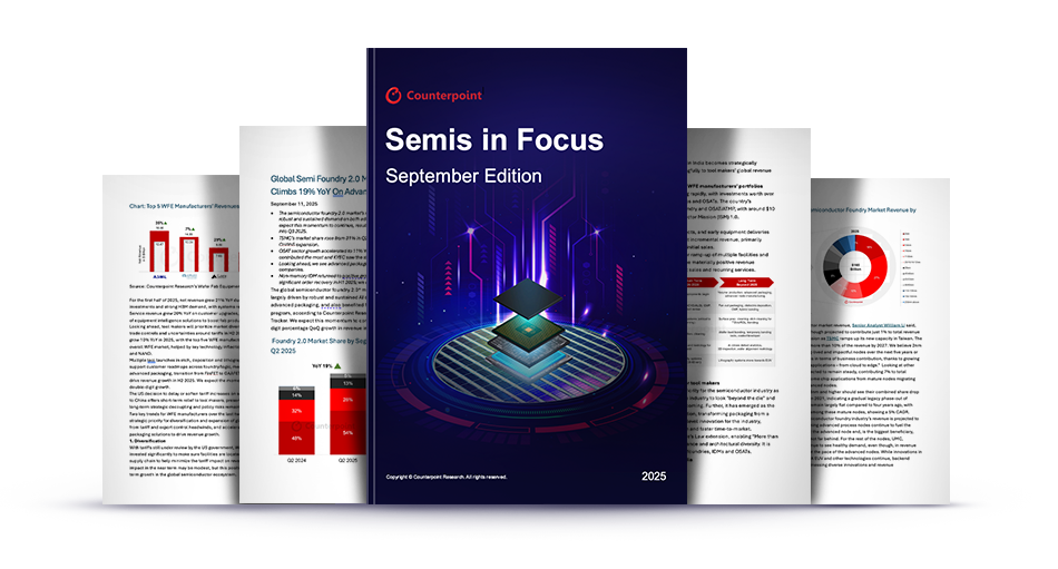 半導体業界の最新情報をまとめた「Semis in Focus 9月号」を発表