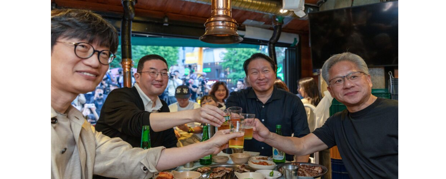 ジェンスン氏の韓国ツアー・チキンとビール「チメク」を囲み、AI連合とチップ供給を固める