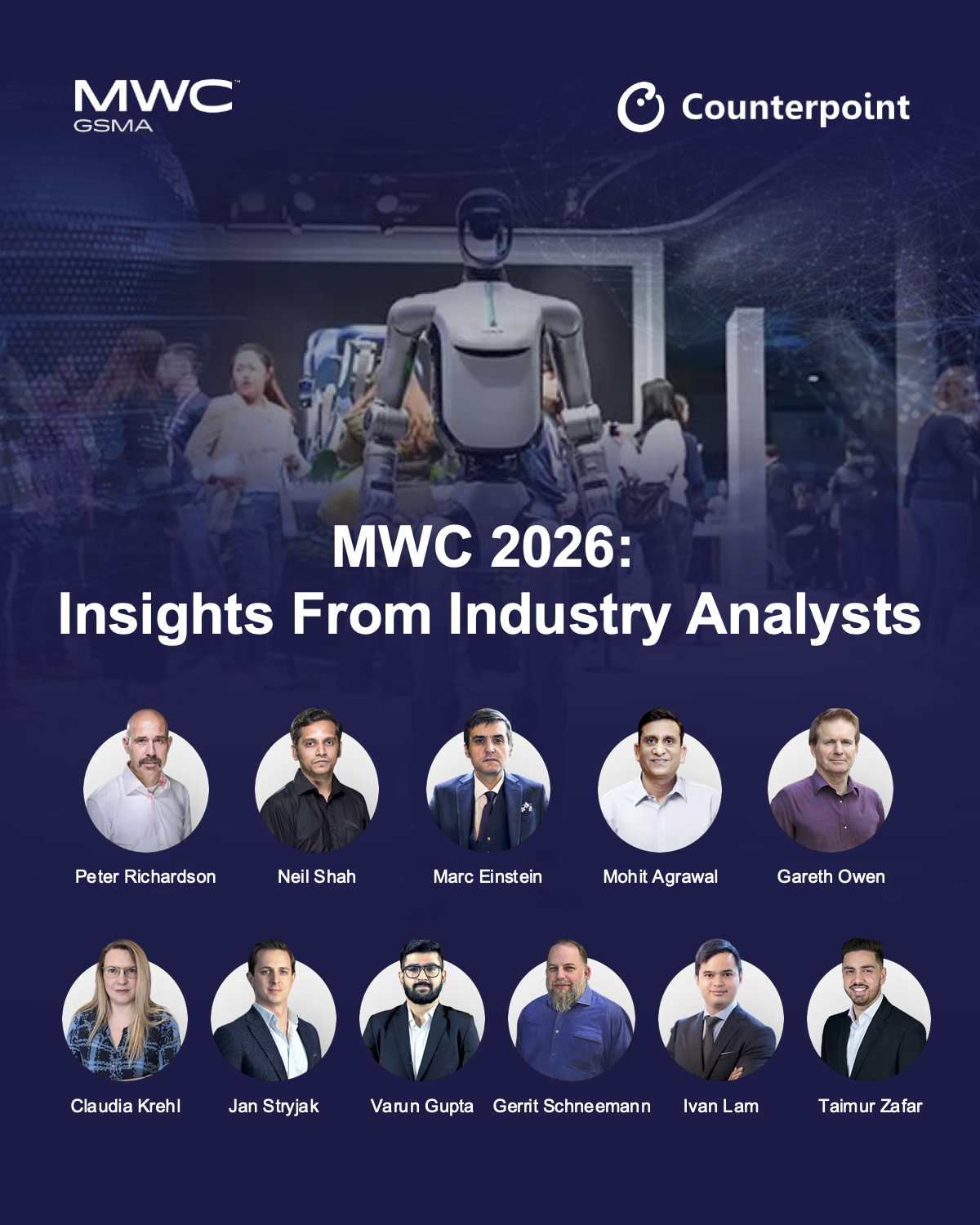 MWC 2026に対するカウンターポイントリサーチのアナリスト陣によるインサイト