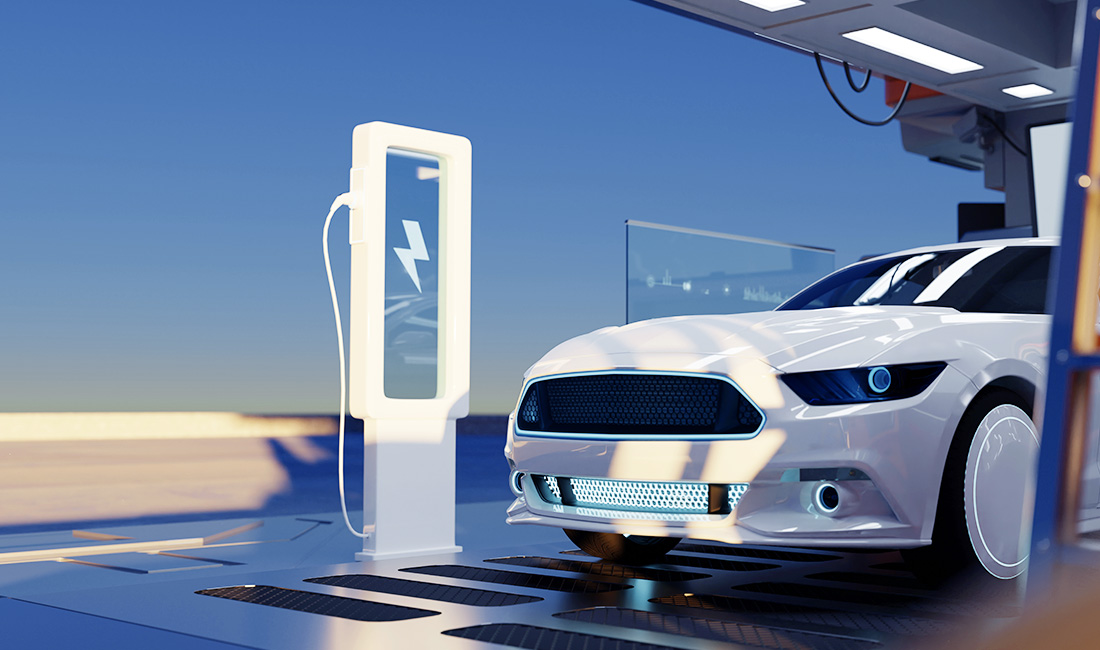 世界の乗用電気自動車のシェア：四半期毎